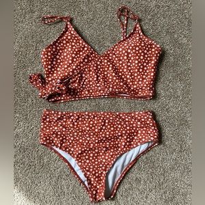 Two piece swim suit